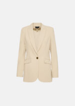 Mid-length double-breasted crepe jacket LYNNE FW26-27