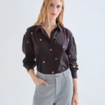 Πουκάμισο από 100% βαμβάκι με τύπωμα Candy COMPANIA FANTASTICA FW26-27