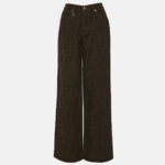 Animal print denim pants LYNNE FW26-27