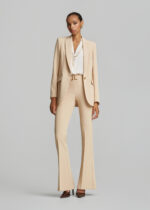 Mid-length double-breasted crepe jacket LYNNE FW26-27 - Image 2