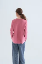 Ροζ ζακέτα COMPANIA FANTASTICA FW26-27 - Image 2