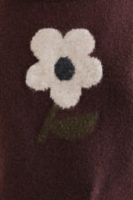 Knitted vest with Big Flower print COMPANIA FANTASTICA FW26-27 - Image 3