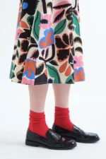 Μίντι φούστα με τύπωμα Neo Garden COMPANIA FANTASTICA FW26-27 - Image 3