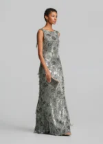 Μάξι φόρεμα με παγιέτες και drape πλάτη LYNNE FW26-27 - Image 3