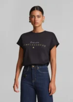 Βαμβακερή μπλούζα με τύπωμα LYNNE FW26-27 - Image 3