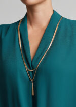 Sleeveless blouse with necklace LYNNE FW26-27 - Image 4