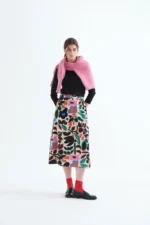 Μίντι φούστα με τύπωμα Neo Garden COMPANIA FANTASTICA FW26-27 - Image 4