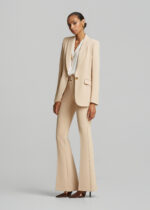 Mid-length double-breasted crepe jacket LYNNE FW26-27 - Image 4