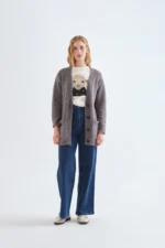 100% cotton T-shirt with Sheep print COMPANIA FANTASTICA FW26-27 - Image 4