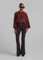 Printed blouse with bold sleeves LYNNE FW26-27 - Image 4