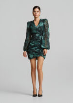 Printed mini dress with ruffles LYNNE FW26-27 - Image 4