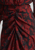 Εμπριμέ φόρεμα με σούρες LYNNE FW26-27 - Image 6