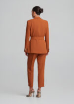 Σταυρωτό κρεπ σακάκι με ζώνη LYNNE FW26-27 - Image 5
