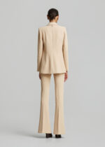 Mid-length double-breasted crepe jacket LYNNE FW26-27 - Image 5