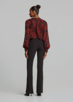 Printed blouse with bold sleeves LYNNE FW26-27 - Image 5