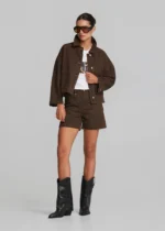 Animal print denim jacket LYNNE FW26-27 - Image 5