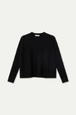 Μαύρο πλεκτό πουλόβερ COMPANIA FANTASTICA FW26-27 - Image 6