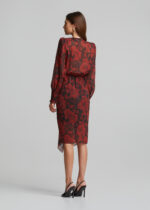 Εμπριμέ φόρεμα με σούρες LYNNE FW26-27 - Image 7