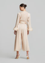 Κρουαζέ μπλούζα με διπλά βολάν στα μανίκια LYNNE FW26-27 - Image 6