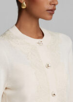 Knitted cardigan with lace LYNNE FW26-27 - Image 3