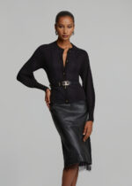 Knitted cardigan with lace LYNNE FW26-27 - Image 4