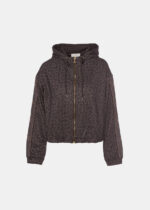 Animal print sweatshirt with hood LYNNE FW26-27
