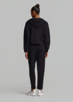 Scuba cropped cardigan with sleeve decoration LYNNE FW26-27 - Image 3