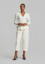 Πλεκτή peplum ζακέτα με πέρλες LYNNE FW26-27 - Image 2