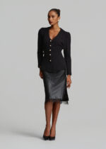 Knitted peplum cardigan with pearls LYNNE FW26-27 - Image 6