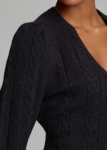 Knitted peplum cardigan with pearls LYNNE FW26-27 - Image 3