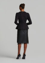 Knitted peplum cardigan with pearls LYNNE FW26-27 - Image 2