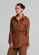 Πουκάμισο με suede δερμάτινη όψη LYNNE FW26-27 - Image 3