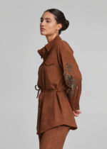 Πουκάμισο με suede δερμάτινη όψη LYNNE FW26-27 - Image 2