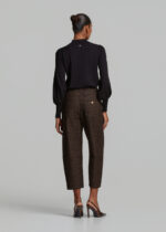 Knitted blouse with medium collar and necklace LYNNE FW26-27 - Image 2