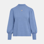 Knitted blouse with medium collar and necklace LYNNE FW26-27