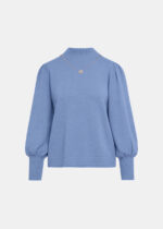 Knitted blouse with medium collar and necklace LYNNE FW26-27