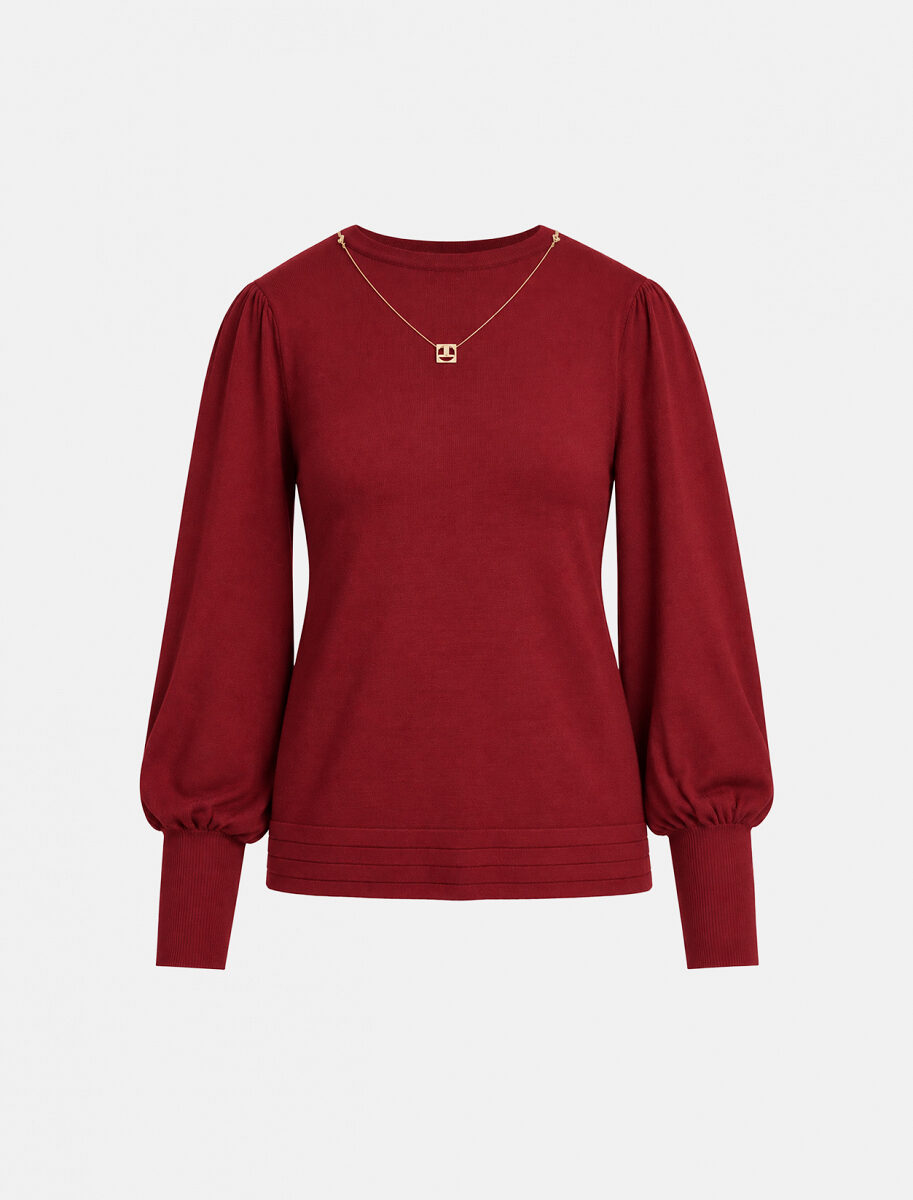Μπλούζα λεπτής πλέξης με κολιέ LYNNE FW26-27