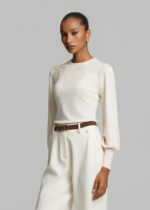 Knitted blouse with lace LYNNE FW26-27 - Image 5