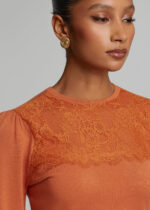 Knitted blouse with lace LYNNE FW26-27 - Image 3
