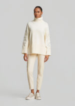 Sweater with applique embroidery on the sleeves LYNNE FW26-27 - Image 6