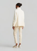 Sweater with applique embroidery on the sleeves LYNNE FW26-27 - Image 2