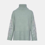 Sweater with applique embroidery on the sleeves LYNNE FW26-27