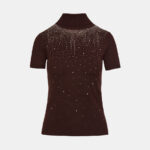Knitted turtleneck blouse with hot fix LYNNE FW26-27