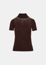 Knitted turtleneck blouse with hot fix LYNNE FW26-27