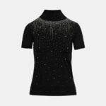 Knitted turtleneck blouse with hot fix LYNNE FW26-27