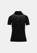 Knitted turtleneck blouse with hot fix LYNNE FW26-27
