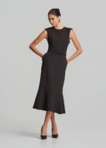 Μίντι φόρεμα με ζώνη και βολάν LYNNE FW26-27 - Image 5