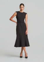 Μίντι φόρεμα με ζώνη και βολάν LYNNE FW26-27 - Image 4
