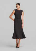 Μίντι φόρεμα με ζώνη και βολάν LYNNE FW26-27 - Image 3