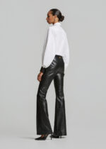 Flared trousers with a leather croco look LYNNE FW26-27 - Image 2